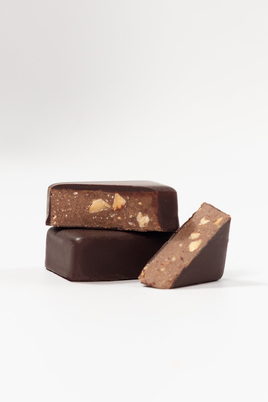 Dark Chocolate Almond Squares - Mindful Monk