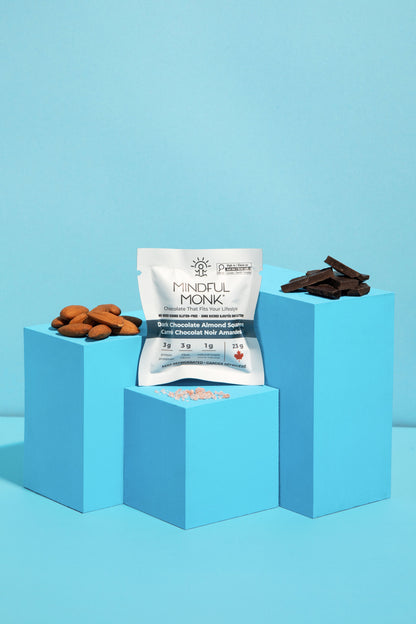 Dark Chocolate Almond - Single Squares