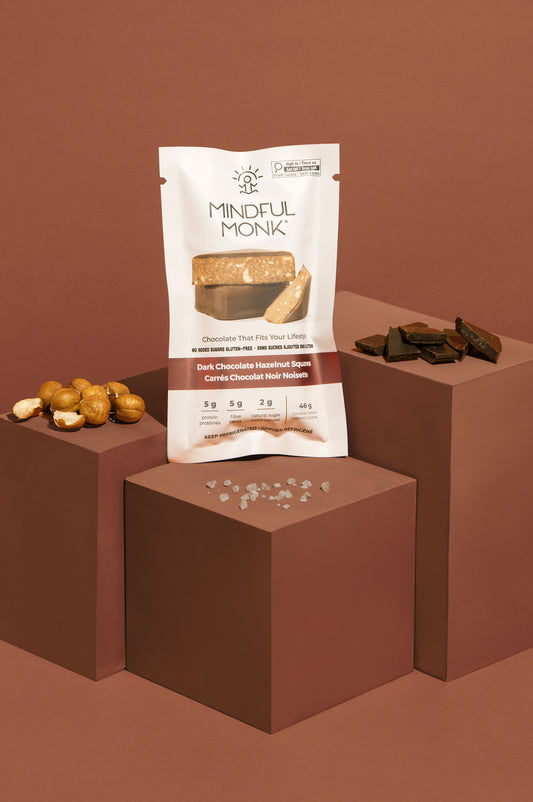 Dark Chocolate Hazelnut - Double Squares