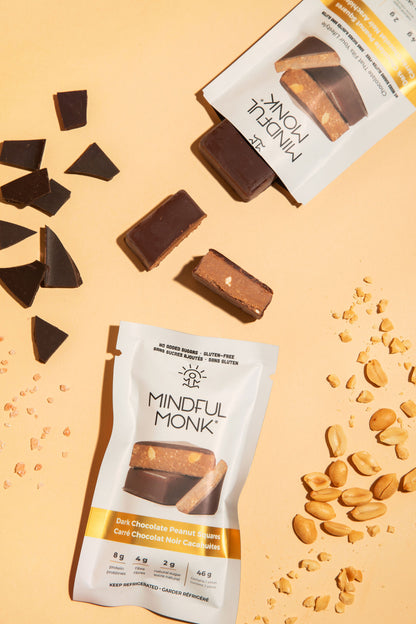 Dark Chocolate Peanut - Double Squares