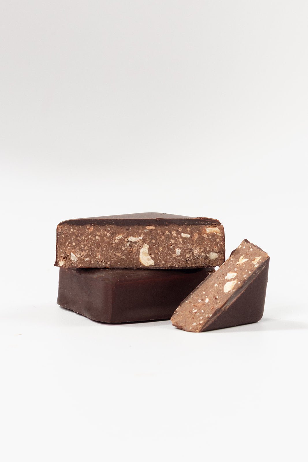 Dark Chocolate Hazelnut Squares - Mindful Monk