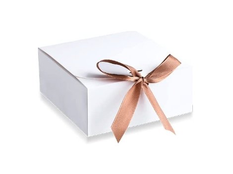 Monk Fruit Dark Chocolate Gift Box, White, Front package